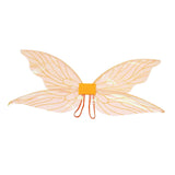 Maxbell Shiny Angel Butterfly Wing Fairy Wing Stage Performance Fancy Dress Orange