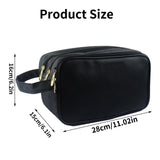 Maxbell Toiletry Bag Waterproof Makeup Cosmetic Bag Zippered for Conditioner Shampoo