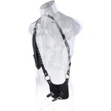 Maxbell Medieval Shoulder Strap PU Leather Knife Holder for Knight Costume Black