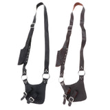 Maxbell Medieval Shoulder Strap PU Leather Knife Holder for Knight Costume Black