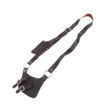 Maxbell Medieval Shoulder Strap PU Leather Knife Holder for Knight Costume Brown