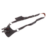 Maxbell Medieval Shoulder Strap PU Leather Knife Holder for Knight Costume Brown