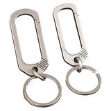 Maxbell Metal Keychain Anti Lost Ring Chain Lightweight for Men 79mm