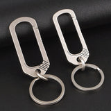 Maxbell Metal Keychain Anti Lost Ring Chain Lightweight for Men 79mm