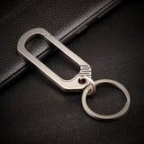 Maxbell Metal Keychain Anti Lost Ring Chain Lightweight for Men 79mm