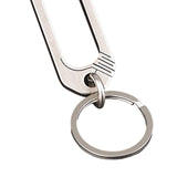 Maxbell Metal Keychain Anti Lost Ring Chain Lightweight for Men 79mm