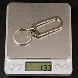 Maxbell Metal Keychain Anti Lost Ring Chain Lightweight for Men 79mm