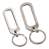Maxbell Metal Keychain Anti Lost Ring Chain Lightweight for Men 79mm