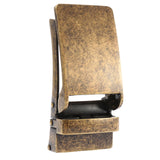 Maxbell Rectangle Automatic Buckle for 30-31mm Belt Men Pants Belt Buckles Belt Head Copper