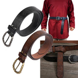 Maxbell Embossed Medieval Belt Cosplay Alloy Buckle Accessories Halloween  Black