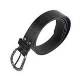 Maxbell Embossed Medieval Belt Cosplay Alloy Buckle Accessories Halloween  Black