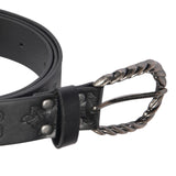Maxbell Embossed Medieval Belt Cosplay Alloy Buckle Accessories Halloween  Black