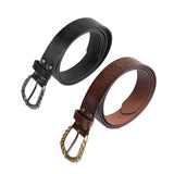 Maxbell Embossed Medieval Belt Cosplay Alloy Buckle Accessories Halloween  Black