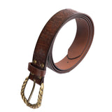 Maxbell Embossed Medieval Belt Cosplay Alloy Buckle Accessories Halloween  Brown