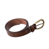 Maxbell Embossed Medieval Belt Cosplay Alloy Buckle Accessories Halloween  Brown