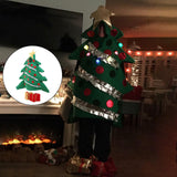 Maxbell Christmas Tree Costume Cosplay Women Men Outfit for Fancy Dress Xmas Party