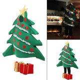 Maxbell Christmas Tree Costume Cosplay Women Men Outfit for Fancy Dress Xmas Party