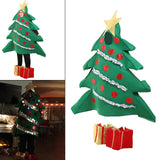Maxbell Christmas Tree Costume Cosplay Women Men Outfit for Fancy Dress Xmas Party