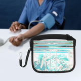 Maxbell Portable Nurses Pouch Waist Bag Tool Nurses Adjustable Case  Blue