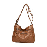 Maxbell Shoulder Bag Women Handbag Satchels Waterproof Satchel Wallet Tote Brown