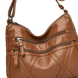 Maxbell Shoulder Bag Women Handbag Satchels Waterproof Satchel Wallet Tote Brown