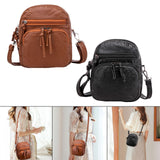 Maxbell Handbag Purse Women Girls Cosmetics Wallet Holder Leather Shoulder Bag Brown