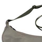 Maxbell Women Girls Dumpling Bun Work Purse Casual Nylon Shoulder Bag Grey Green