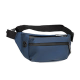 Maxbell Shoulder Bag Waist Bag Pack with Zipper Pocket for Running Hiking Travel Blue