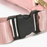 Maxbell Fashion Women Fanny Pack Waist Pack Adjustable Strap for Traveling Pink