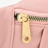 Maxbell Fashion Women Fanny Pack Waist Pack Adjustable Strap for Traveling Pink