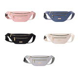 Maxbell Fashion Women Fanny Pack Waist Pack Adjustable Strap for Traveling Pink