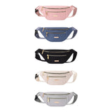 Maxbell Fashion Women Fanny Pack Waist Pack Adjustable Strap for Traveling Pink