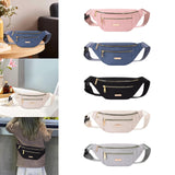Maxbell Fashion Women Fanny Pack Waist Pack Adjustable Strap for Traveling Pink
