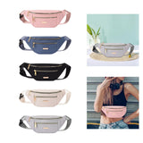 Maxbell Fashion Women Fanny Pack Waist Pack Adjustable Strap for Traveling Pink