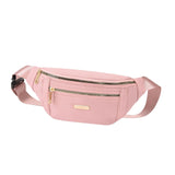 Maxbell Fashion Women Fanny Pack Waist Pack Adjustable Strap for Traveling Pink