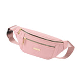 Maxbell Fashion Women Fanny Pack Waist Pack Adjustable Strap for Traveling Pink