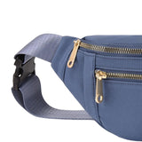 Maxbell Fashion Women Fanny Pack Waist Pack Adjustable Strap for Traveling Blue