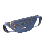 Maxbell Fashion Women Fanny Pack Waist Pack Adjustable Strap for Traveling Blue