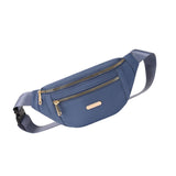 Maxbell Fashion Women Fanny Pack Waist Pack Adjustable Strap for Traveling Blue
