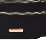 Maxbell Fashion Women Fanny Pack Waist Pack Adjustable Strap for Traveling Black