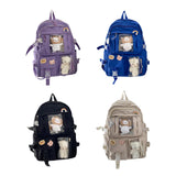 Maxbell Backpack School Bag Adjustable Straps Fashion Cute for Kids Purple