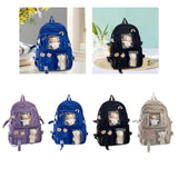 Maxbell Backpack School Bag Adjustable Straps Fashion Cute for Kids Purple