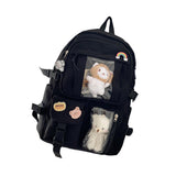 Maxbell Backpack School Bag Adjustable Straps Fashion Cute for Kids Black