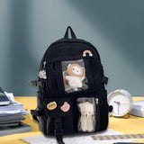 Maxbell Backpack School Bag Adjustable Straps Fashion Cute for Kids Black