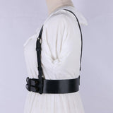 Maxbell Fashion Women Waist Belt Underbust Corset Steampunk Ladies Cincher Waistband Black