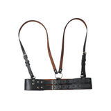 Maxbell Fashion Women Waist Belt Underbust Corset Steampunk Ladies Cincher Waistband Black
