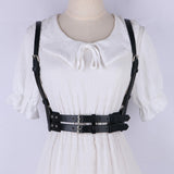 Maxbell Fashion Women Waist Belt Underbust Corset Steampunk Ladies Cincher Waistband Black
