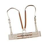 Maxbell Fashion Women Waist Belt Underbust Corset Steampunk Ladies Cincher Waistband Beige