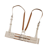 Maxbell Fashion Women Waist Belt Underbust Corset Steampunk Ladies Cincher Waistband Beige