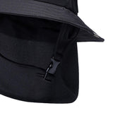 Maxbell Surf Bucket Hat with Chin Straps Fisherman for Tourism Water Sports Black